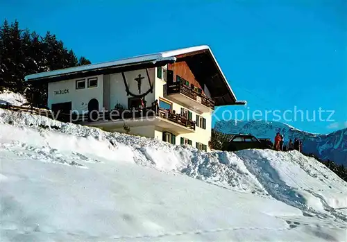 St Ulrich Groeden Tirol Pension Talblick Kat. Salten Schlern