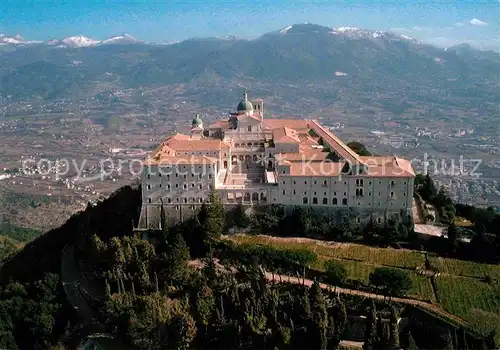 Montecassino Abbazia die Montecassino Fliegeraufnahme Kat. 