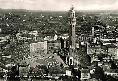 Siena Panorama visto dal Duomo Kat. Siena