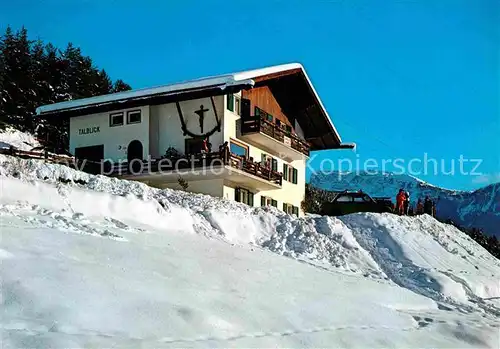 St Ulrich Groeden Tirol Pension Talblick Kat. Salten Schlern