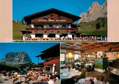 Wolkenstein Groeden Gasthaus Gerard Kat. Selva Val Gardena Tirol