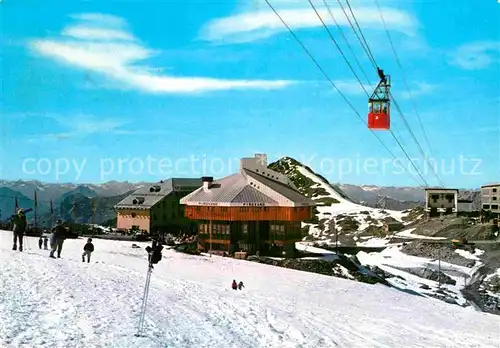 Stilfserjoch Passo Stelvio Berghotel Restaurant Bergbahn Skigebiet Kat. Italien