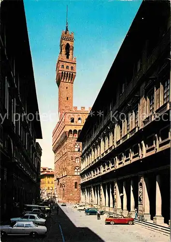 Firenze Toscana Palazzo degli Uffizi e Palazzo Vecchio Kat. Firenze