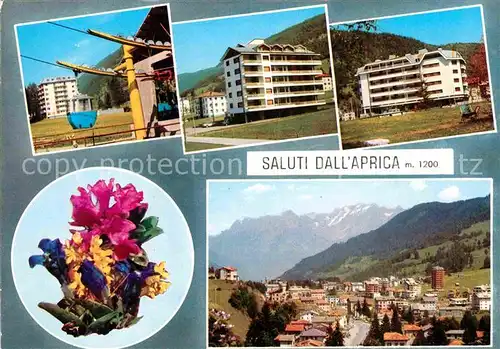 Aprica Bergbahn Hotels Alpenpanorama Blumen