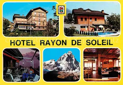Aosta Hotel Rayon de Soleil Gran San Bernardo Kat. Aosta