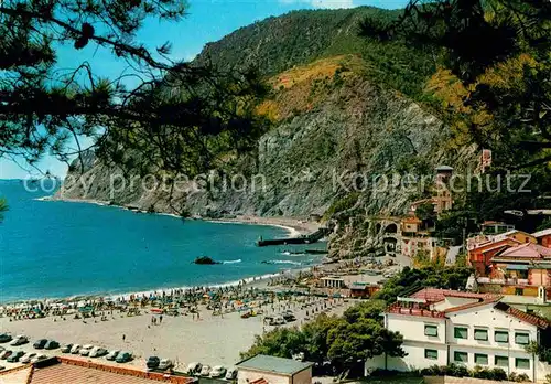 Monterosso al Mare Spiaggia de Fegina Costa Kueste Kat. Italien