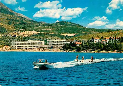 Cavtat Dalmatien Hotel Albatros Wasserskifahren Kat. Kroatien