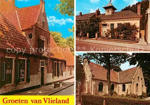 Vlieland Diakonie Raadhuis Ned. Herv. Kerk Kat. Niederlande