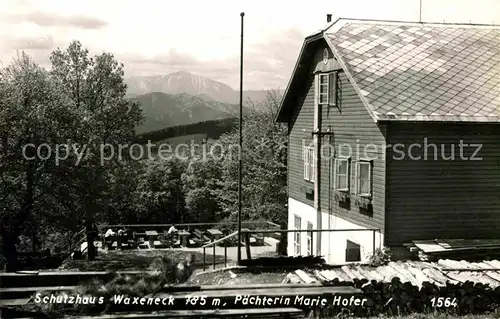 Pernitz Niederoesterreich Schutzhaus Waxeneck  Kat. Pernitz