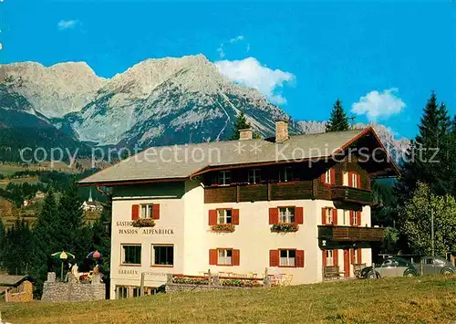 Scheffau Wilden Kaiser Gasthaus Pension Alpenblick Kat. Scheffau am Wilden Kaiser