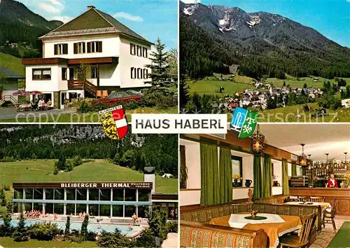 Bleiberg Bad Haus Haberl Kat. Bad Bleiberg