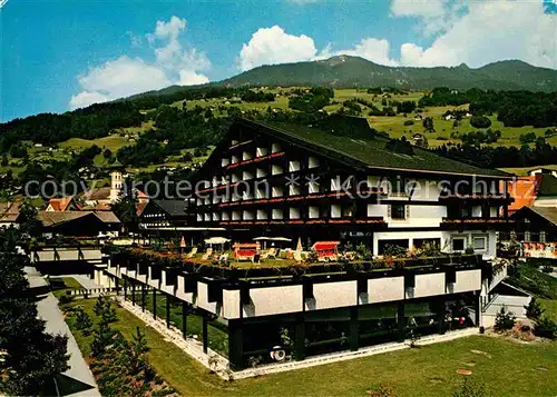 Schruns Vorarlberg Hotel Loewen gegen Itonskopf  Kat. Schruns