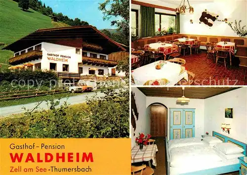 Zell See Gasthaus Pension Waldheim Kat. Zell am See