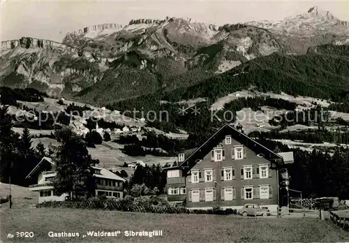Sibratsgfaell Vorarlberg Gasthaus Waldrast Kat. Sibratsgfaell