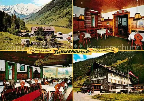 Fusch Grossglocknerstrasse Ferleiten Alpenhotel Lukashansl Kat. Fusch an der Grossglocknerstrasse
