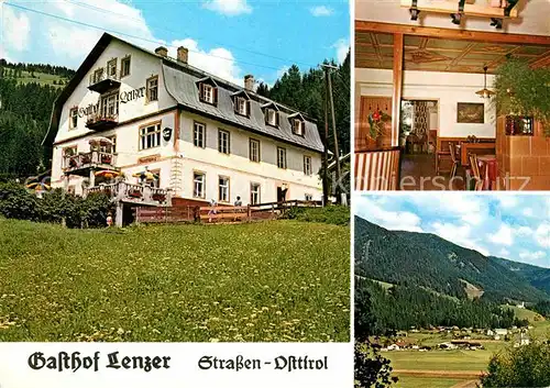 Strassen Tirol Gasthof Lenzer  Kat. Strassen