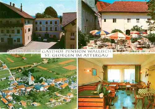 St Georgen Attergau Gasthaus Pension Wallisch  Kat. Voecklabruck
