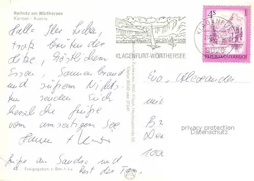 Reifnitz Woerthersee Fliegeraufnahme Kat. Maria Woerth