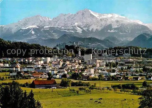 Salzburg Oesterreich mit dem Hohen Goell Kat. Salzburg