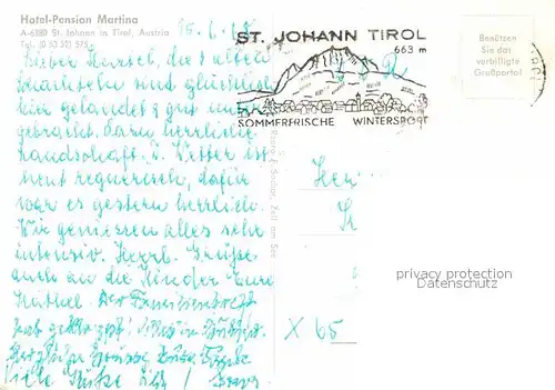 St Johann Tirol Hotel Pension Martina Kat. St. Johann in Tirol