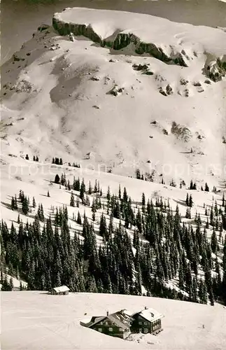 Kleinwalsertal Skigebiet Schwarzwasserhuette Hoch Ifen Kat. Oesterreich