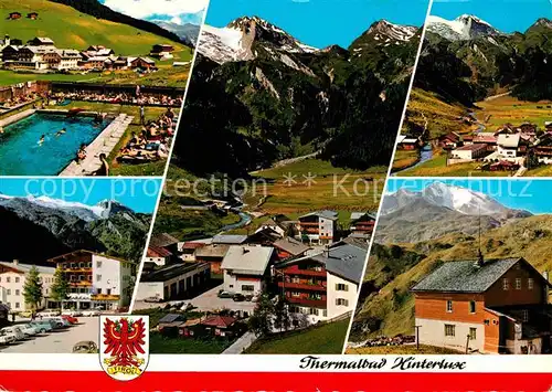 Hintertux Zillertal Thermalbad Berggasthaus Alpenpanorama Kat. Tux
