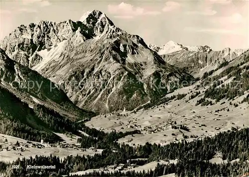 Kleinwalsertal Panorama Alpen Kat. Oesterreich