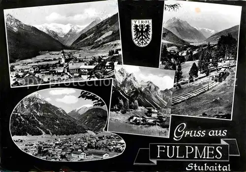 Fulpmes Tirol Stubaital Panorama Kat. Fulpmes