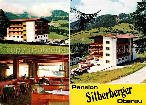 Oberau Tirol Pension Silbenberger  Kat. Wildschoenau