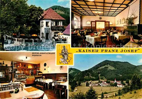 Rohr Gebirge Hotel Restaurant Pension Kaiser Franz Josef Kat. Rohr im Gebirge