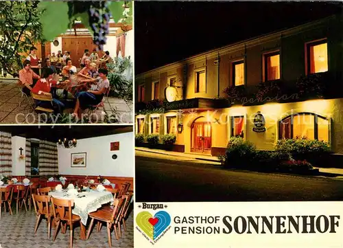 Burgau Attersee Salzkammergut Gasthaus Pension Sonnenhof Kat. 