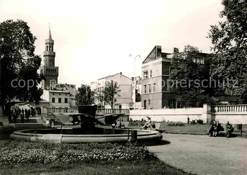 Opole Lubelskie Fontanna na Pl Wolnosci Kat. Oppeln Oberschlesien