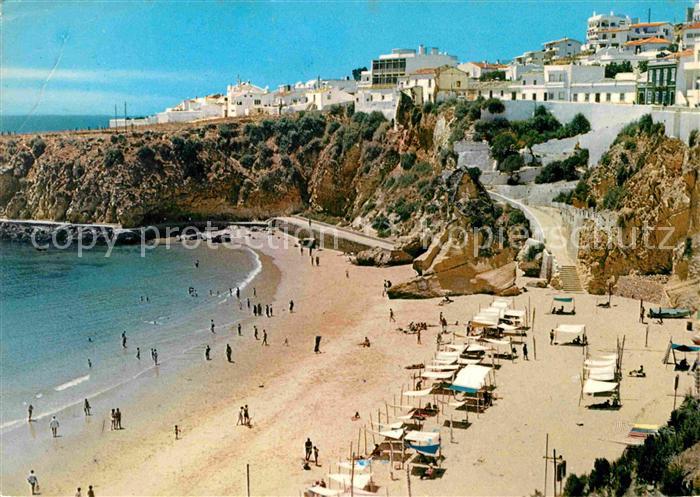 AK / Ansichtskarte Albufeira Strandpanorama Algarve Kueste ...