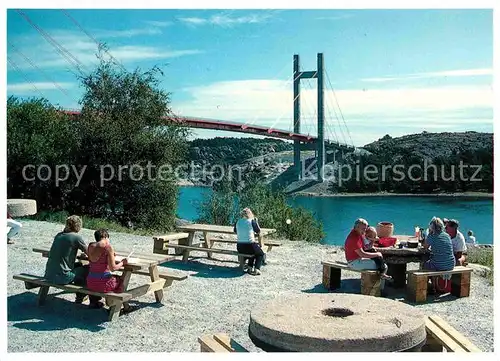 Stenungsund Rastplatsen vid Tjoernbron Bruecke Kat. Stenungsund