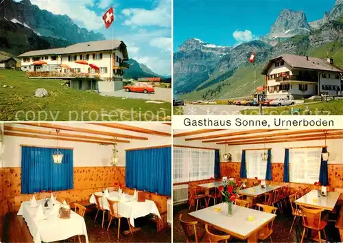 Urnerboden Gasthaus Sonne Kat. Urnerboden