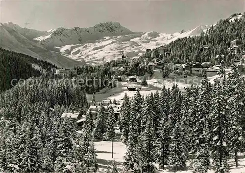 Arosa GR Winter Panorama Kat. Arosa