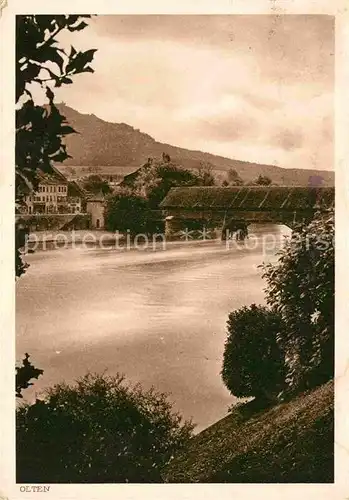 Olten Holzbruecke Kat. Olten