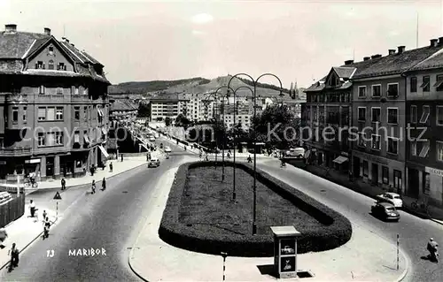 Maribor Marburg Drau Strassenpartie Kat. Maribor