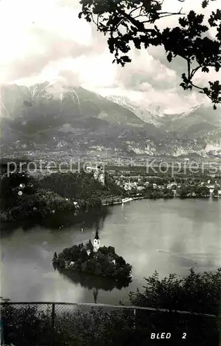 Bled Kirche Luftaufnahme