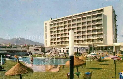 Torremolinos Hotel Pez Espada Piscina y vista parcial Kat. Malaga Costa del Sol