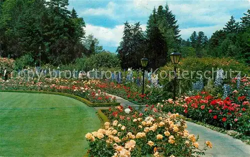 Victoria British Columbia The Rose Garden Butchart Gardens Kat. Victoria
