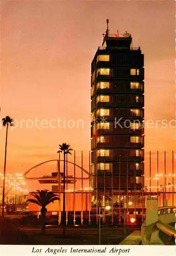 Los Angeles California International Airport at night Kat. Los Angeles