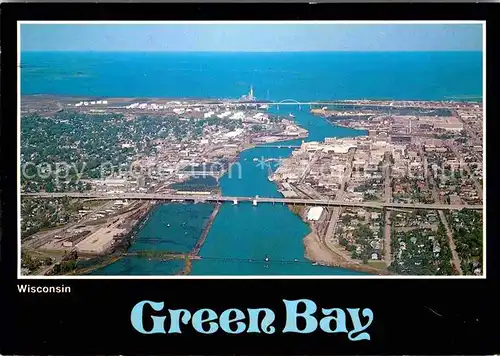 Green Bay Wisconsin Fliegeraufnahme Kat. Green Bay