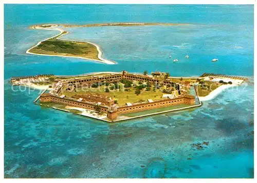 Key West Fort Jefferson Dry Tortugas Fliegeraufnahme Kat. Key West