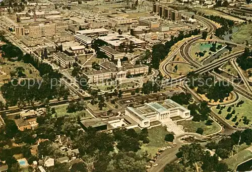 Buffalo New York Aerial view of Albright Knox Art Gallery and State University College at Buffalo Campus Kat. Buffalo