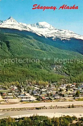 Skagway Panorama Mountains Kat. Skagway