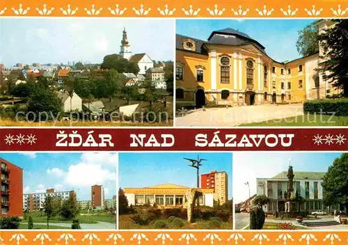 Zdar nad Sazavou Saar Kino Hotel Bily lev Kat. zdar nad Sazavou