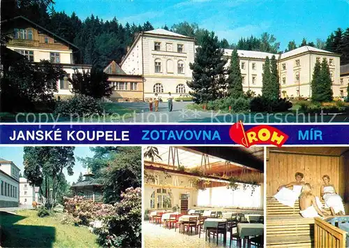 Janske Koupele ve Slezsku Zotavovna ROH MIR Kat. Bad Johannisbrunn