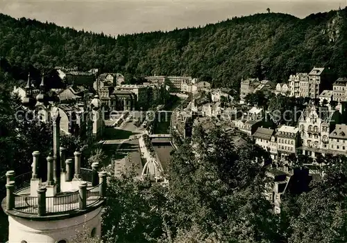 Karlovy Vary Kurort Luftaufnahme Kat. Karlovy Vary Karlsbad