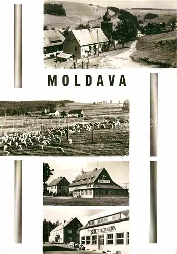 Moldau Ortsansichten Kat. Tschechische Republik